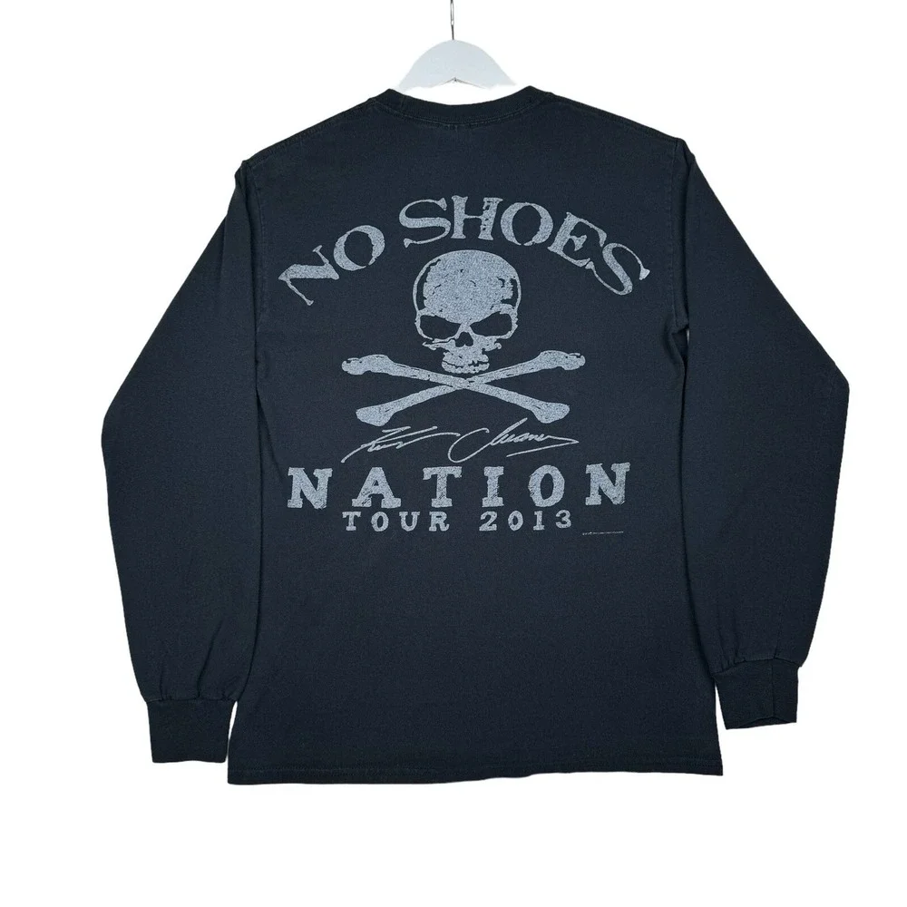 2013 Kenny Chesney No Shoes Nation Concert Tour Long Sleeve Shirt - Men's Small